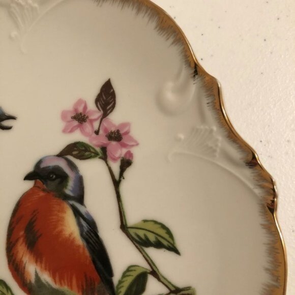 Japanese robin plate - Picture 2 of 5